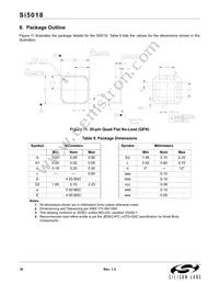 SI5018-B-GM Datasheet Page 18