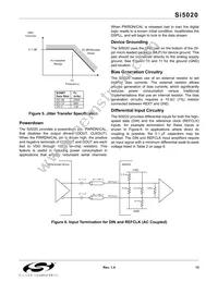 SI5020-B-GMR Datasheet Page 13