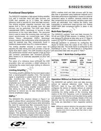 SI5023-BM Datasheet Page 13