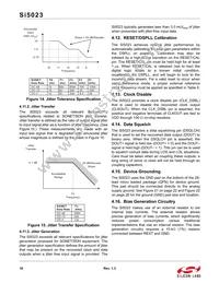 SI5023-D-GMR Datasheet Page 18