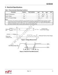 SI5040-D-GMR Datasheet Page 5