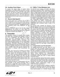 SI5100-F-BC Datasheet Page 19