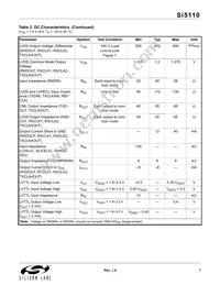 SI5110-H-BL Datasheet Page 7