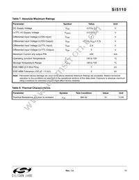 SI5110-H-BL Datasheet Page 11