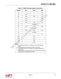 SI52111-B6-GTR Datasheet Page 17