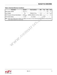 SI52112-B6-GM2R Datasheet Page 5