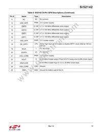 SI52142-A01AGM Datasheet Page 17