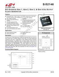 SI52146-A01AGMR Datasheet Cover
