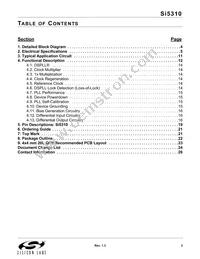 SI5310-C-GMR Datasheet Page 3