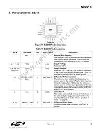 SI5310-GM Datasheet Page 19