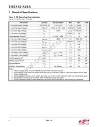 SI53112-A03AGMR Datasheet Page 4