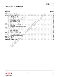 SI53115-A01AGM Datasheet Page 3