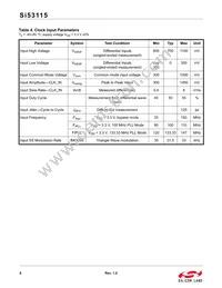 SI53115-A01AGM Datasheet Page 6