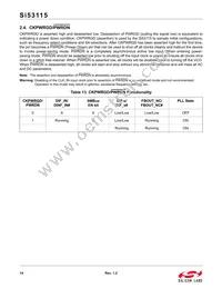 SI53115-A01AGM Datasheet Page 14