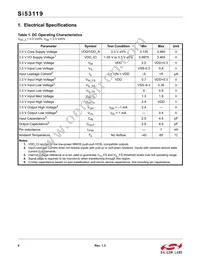 SI53119-A01AGMR Datasheet Page 4