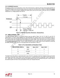 SI53119-A01AGMR Datasheet Page 15