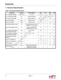 SI53154-A01AGMR Datasheet Page 4