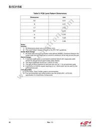 SI53156-A01AGMR Datasheet Page 20