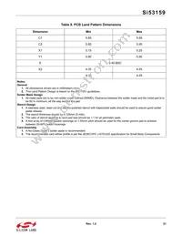 SI53159-A01AGMR Datasheet Page 21