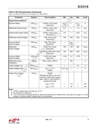 SI5316-B-GM Datasheet Page 5