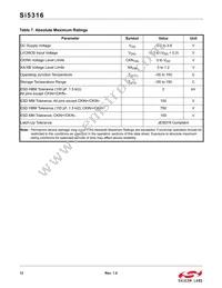 SI5316-B-GM Datasheet Page 12