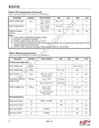 SI5319A-C-GM Datasheet Page 8