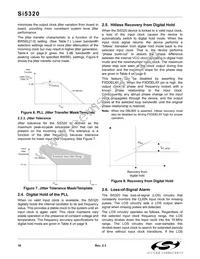 SI5320-F-BC Datasheet Page 18