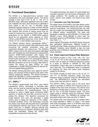 SI5320-H-BL Datasheet Page 16