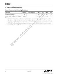 SI5321-F-BC Datasheet Page 4