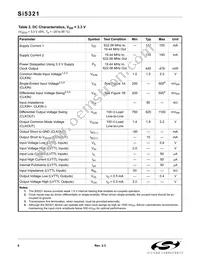 SI5321-F-BC Datasheet Page 6