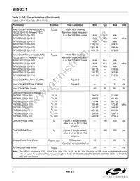 SI5321-F-BC Datasheet Page 8