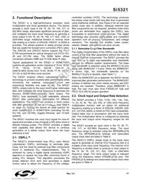 SI5321-F-BC Datasheet Page 17