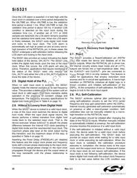 SI5321-F-BC Datasheet Page 20