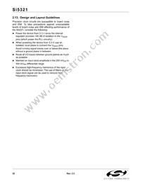 SI5321-F-BC Datasheet Page 22