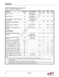 SI5321-G-BC Datasheet Page 6