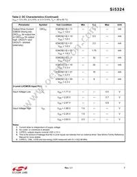 SI5324A-C-GMR Datasheet Page 7