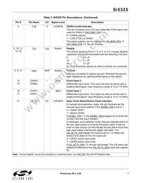 SI5325A-B-GM Datasheet Page 7