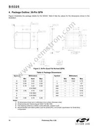 SI5325A-B-GM Datasheet Page 10