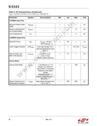 SI5325A-C-GM Datasheet Page 10