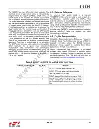 SI5326A-B-GM Datasheet Page 19