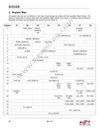 SI5326A-B-GM Datasheet Page 20