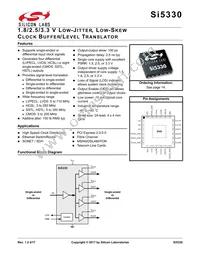SI5330J-B00223-GM Datasheet Cover