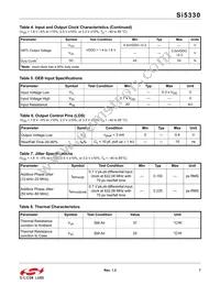 SI5330J-B00223-GM Datasheet Page 7