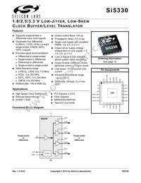 SI5330M-A00233-GM Datasheet Cover