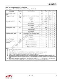 SI53313-B-GMR Datasheet Page 7