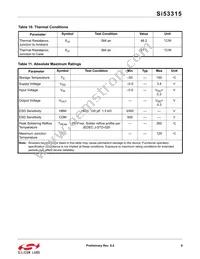 SI53315-B-GMR Datasheet Page 9