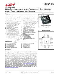 SI5335C-B08396-GM Datasheet Cover