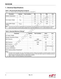 SI5338A-B01319-GM Datasheet Page 4