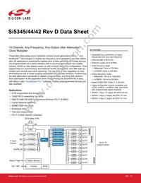SI5345D-A-GMR Datasheet Cover
