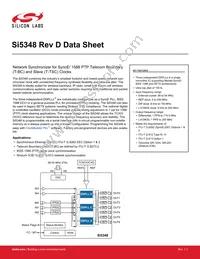 SI5348B-D09733-GMR Datasheet Cover